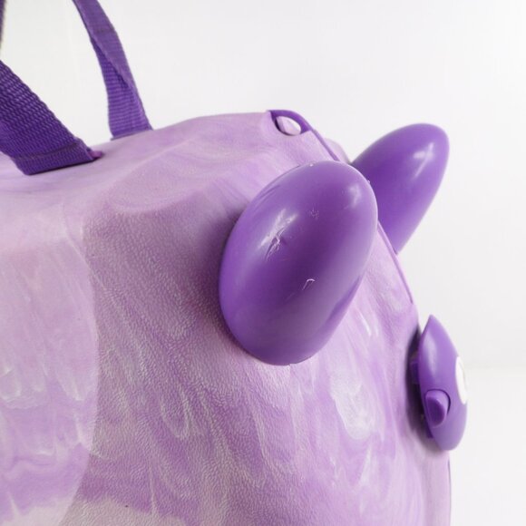 Trunki Kids' Ride On Suitcase Swirl Tie Dye Purple Pink Travel Case Luggage - Picture 8 of 12